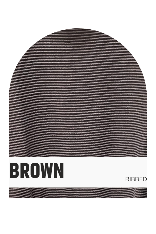 RIBBED PANTS WITH POCKETS: Charcoal / Large