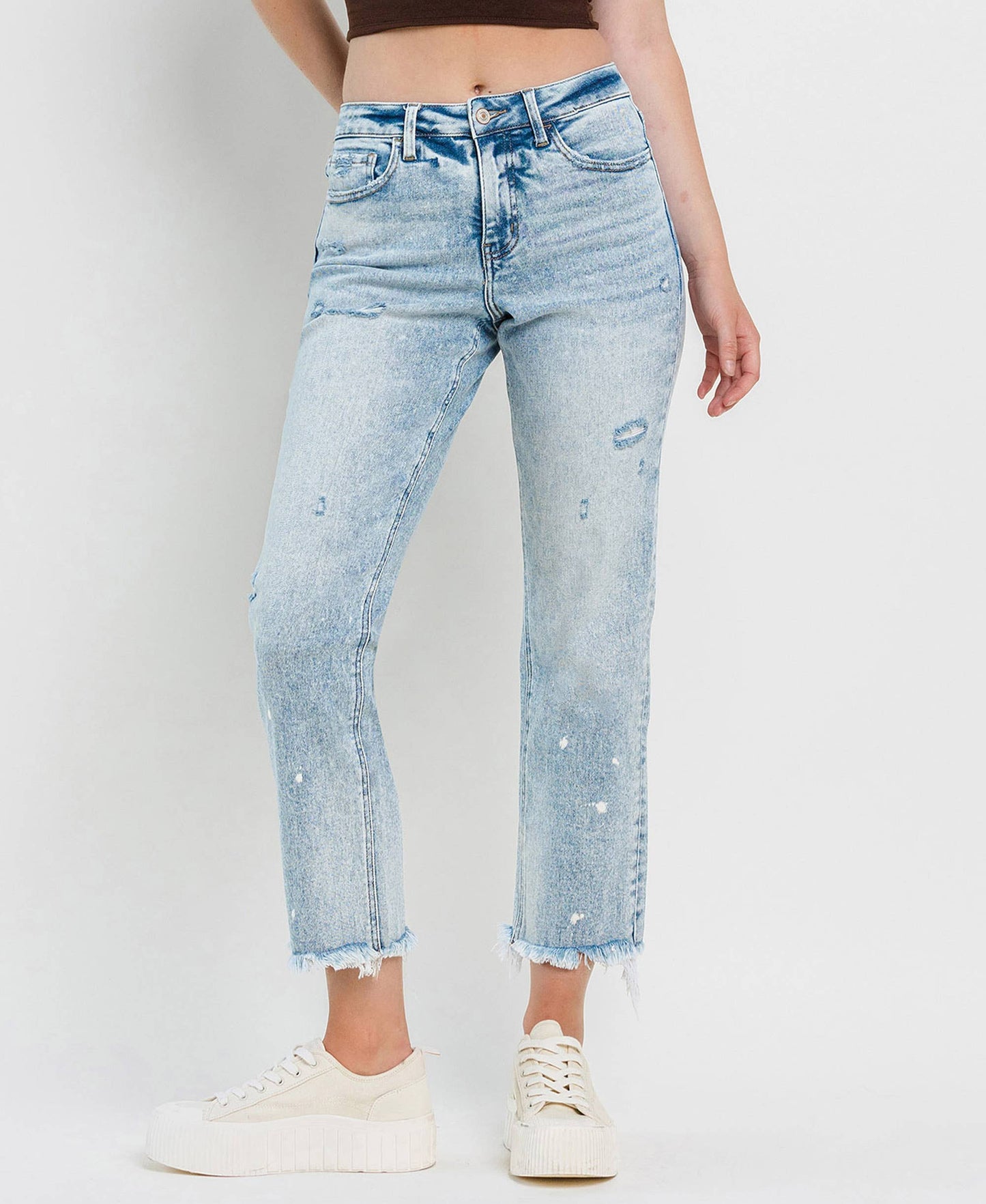 TUMMY CONTROL HIGH RISE STRAIGHT JEANS LV1295: DISCOVER ME / 25