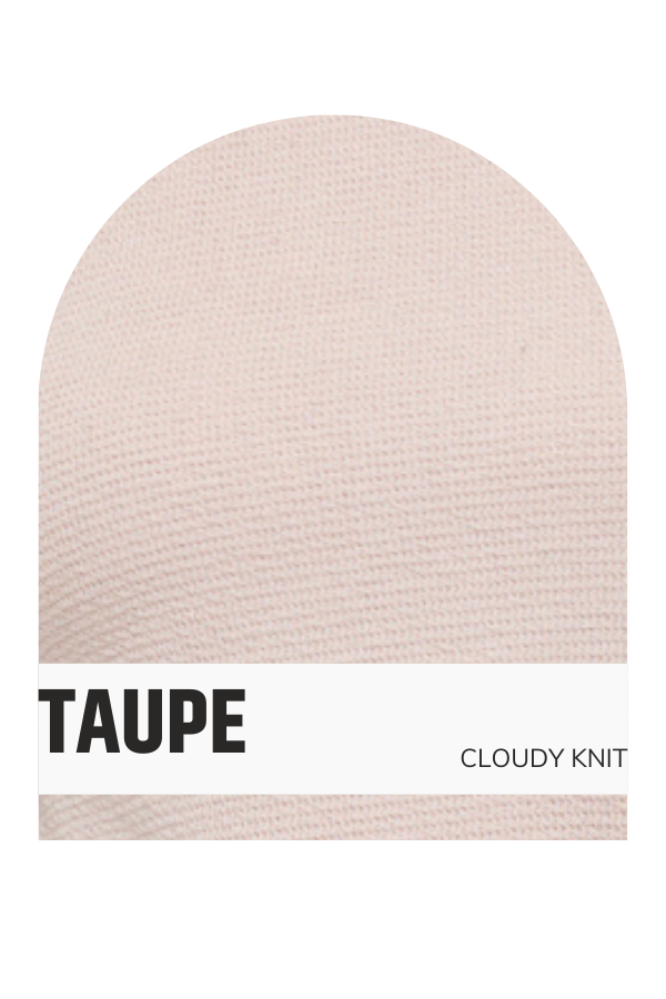 CLOUDY KNIT WIDE-LEGGED PANTS: Black / XL