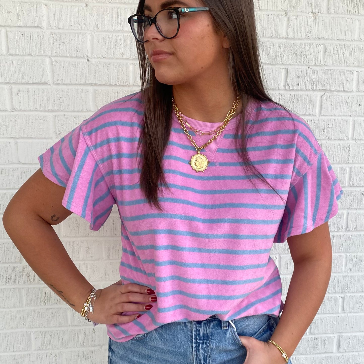 The Cozy Ruffle Tee!