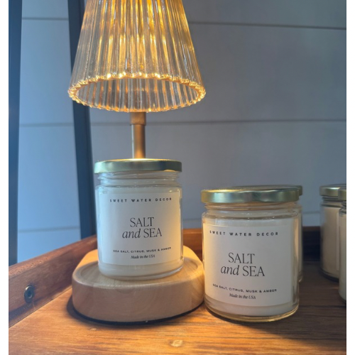 Salt and Sea 9 oz Soy Candle - Home Decor & Gifts