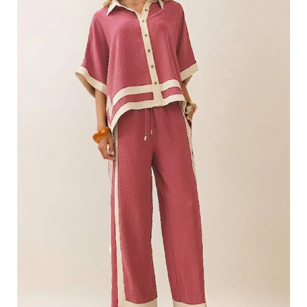Contrast & Charm Set| Cranberry