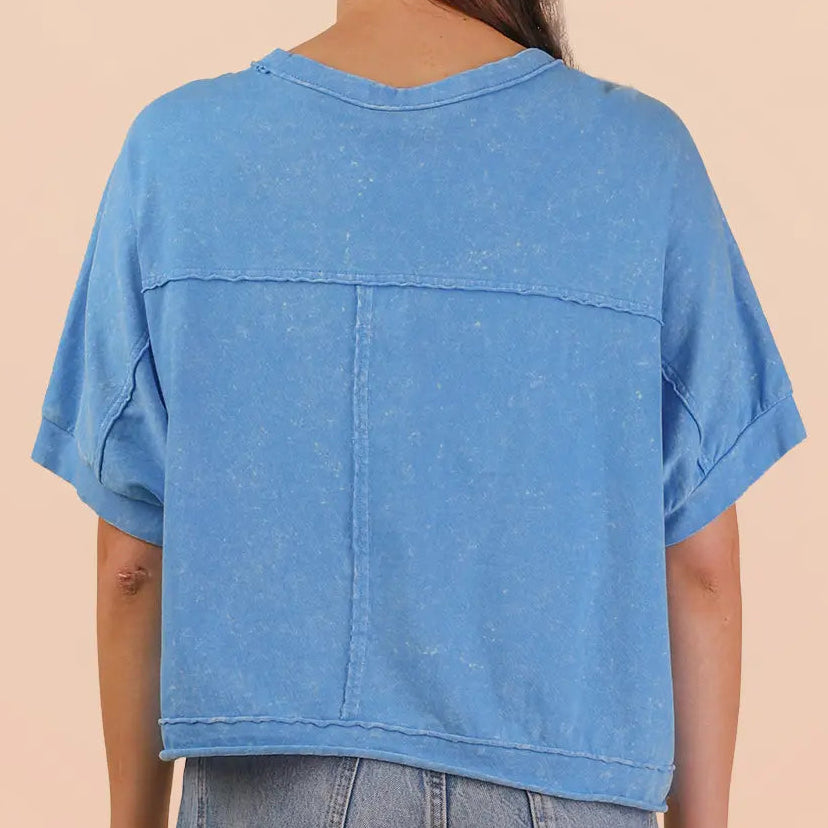 Daily Darling Tee- Blue