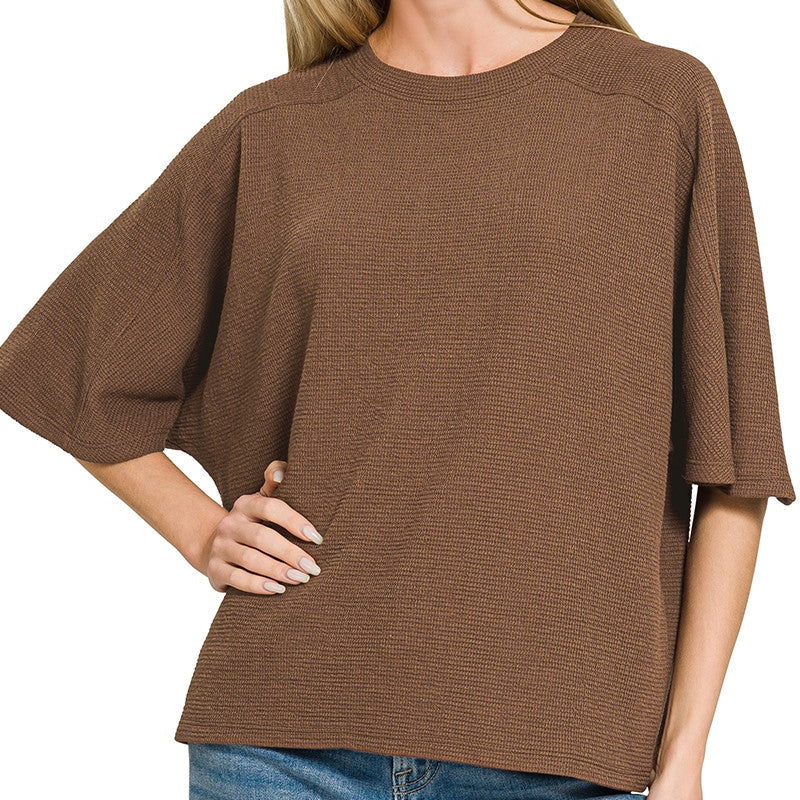 Everyday Essential Top| Brown