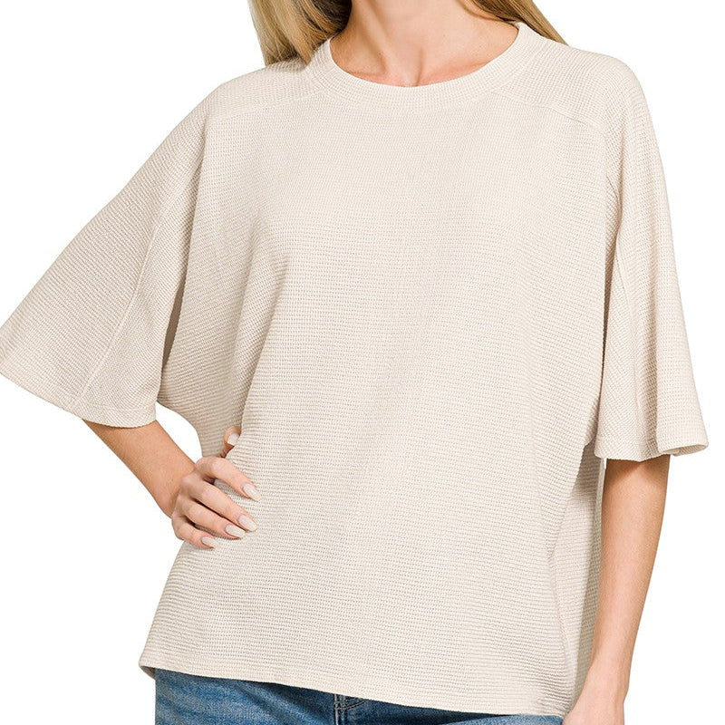 Everyday Essential Top| Sand Beige