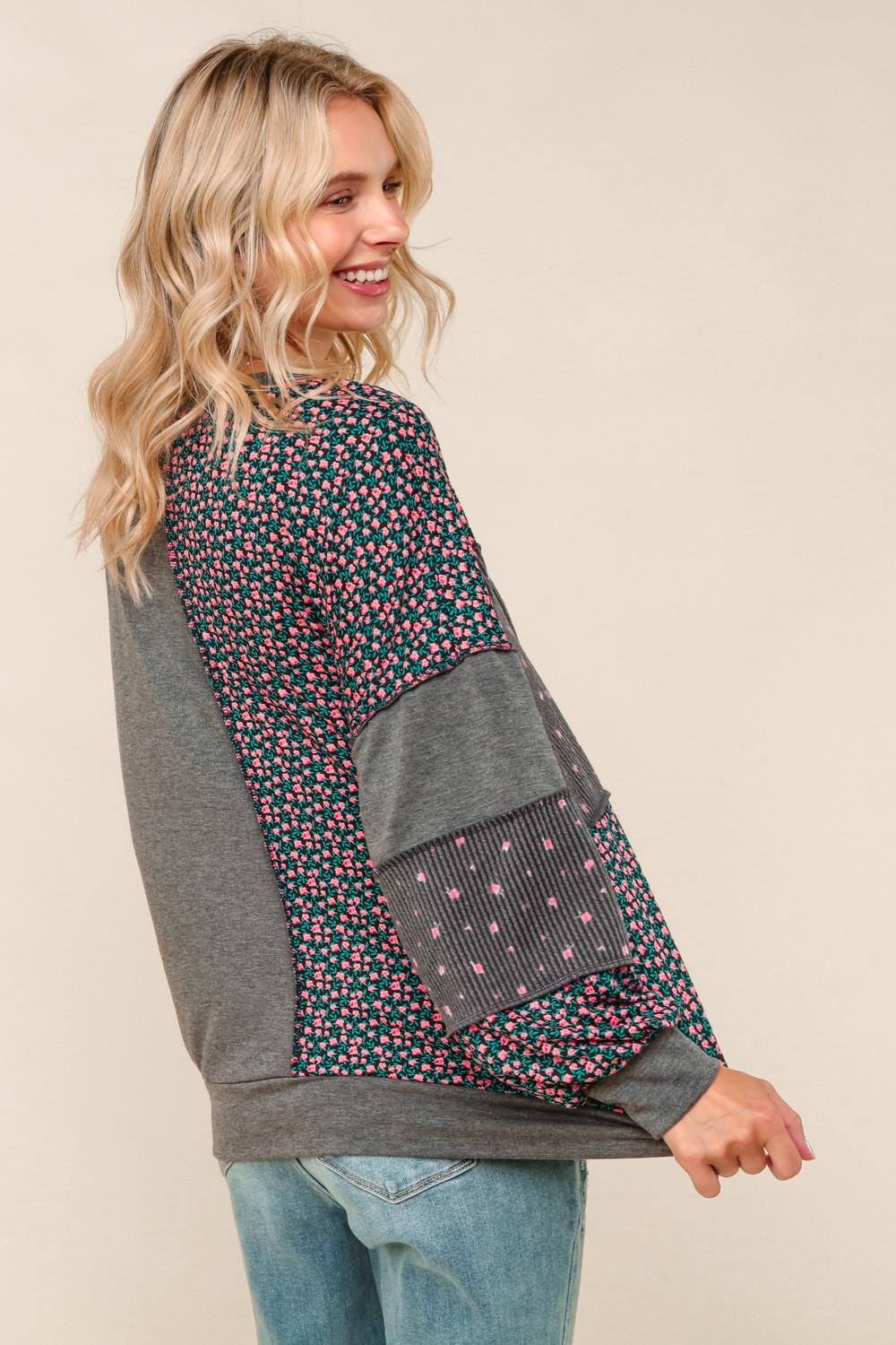 Floral Mix Pullover