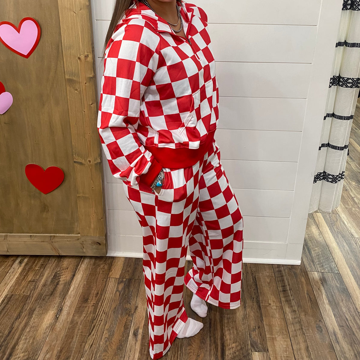 Red Hot Checkered Set