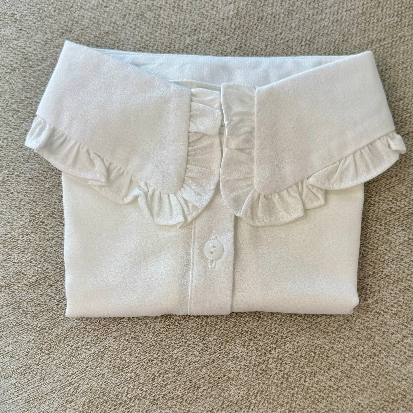 Ruffled Faux Collar