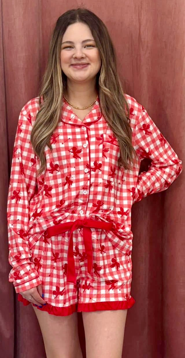 Cupid Ruffle Pajama Set