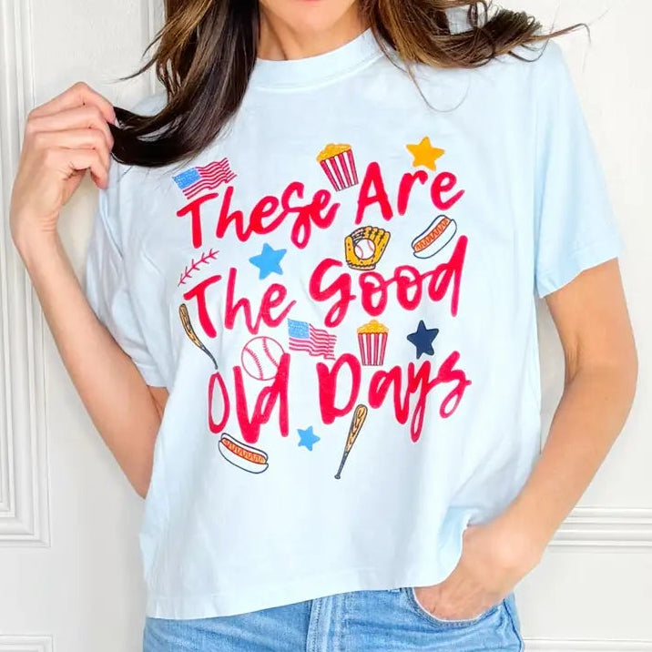 Good Old Days Cropped Tee