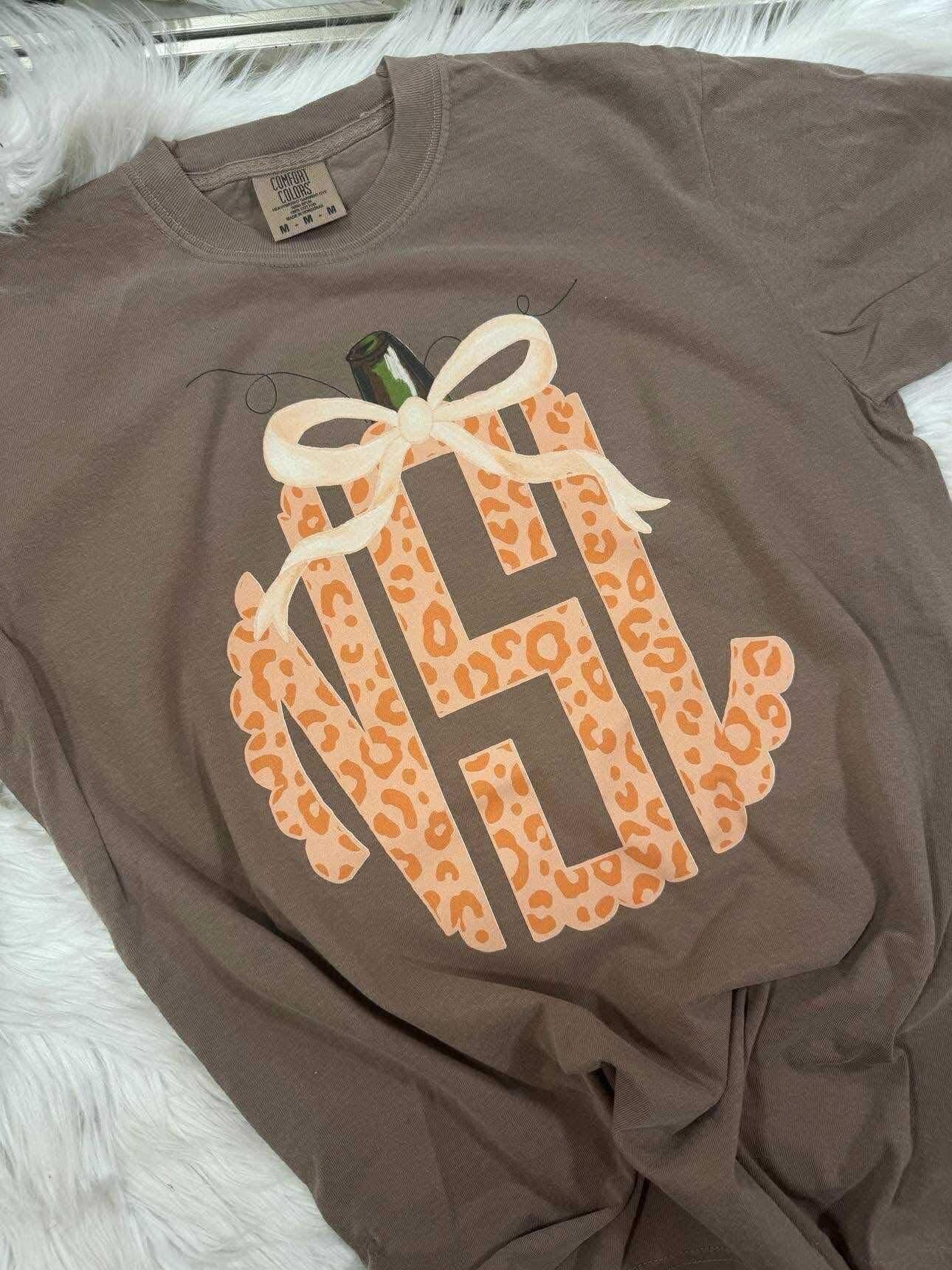 Pumpkin Initial (Preorder)