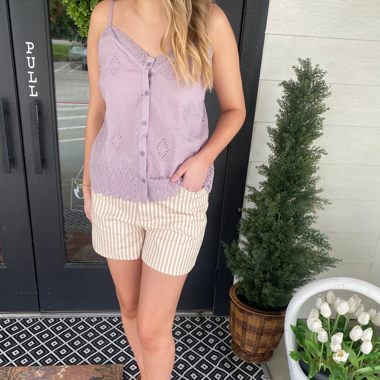 Sweet Eyelet Top