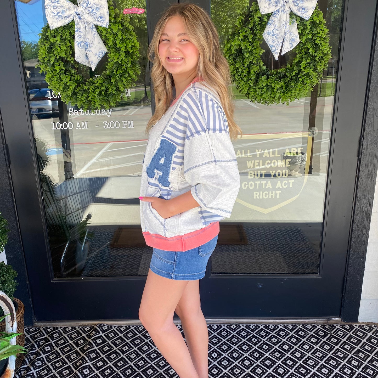 The Stars & Stitches Top