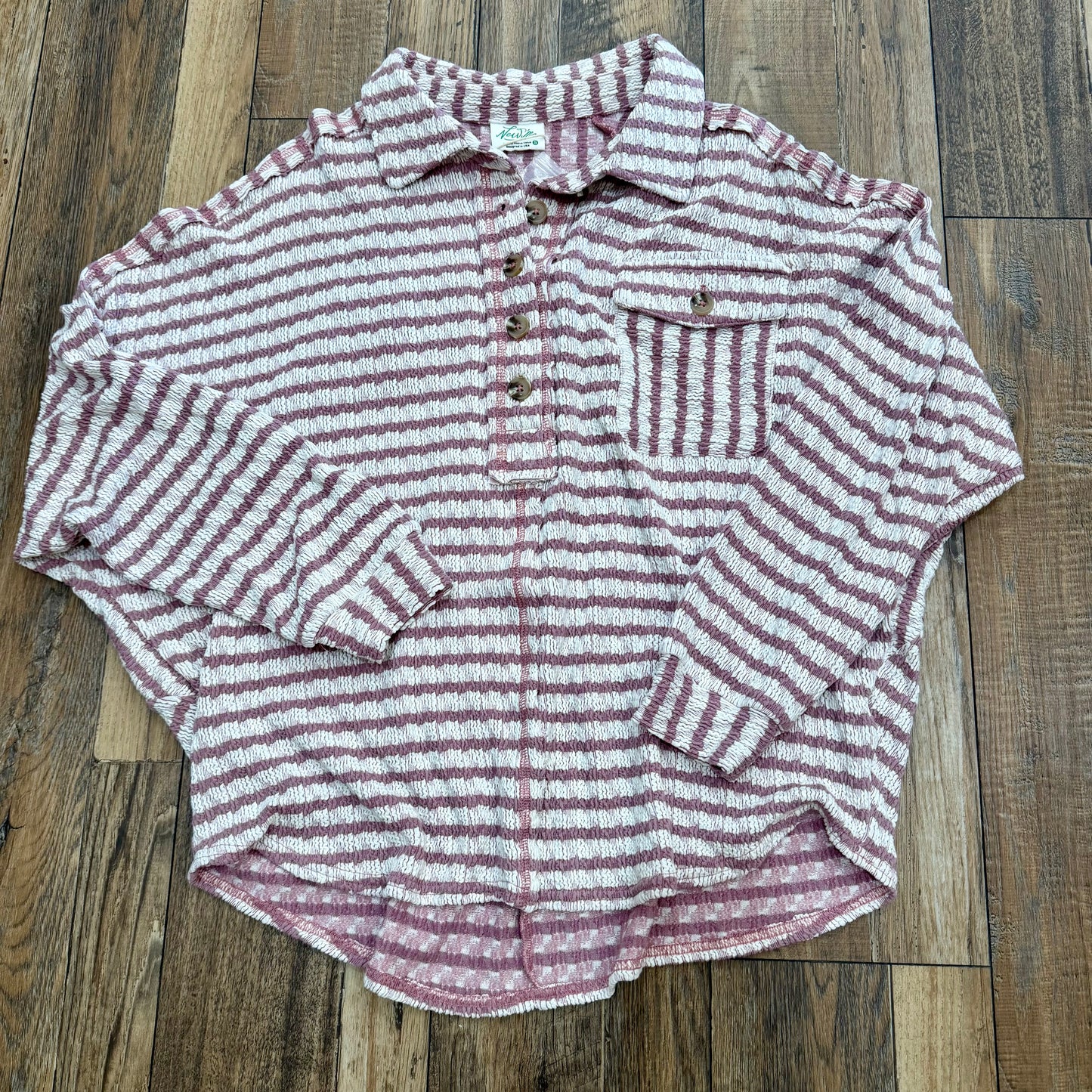 SUGAR PLUM STRIPE TOP