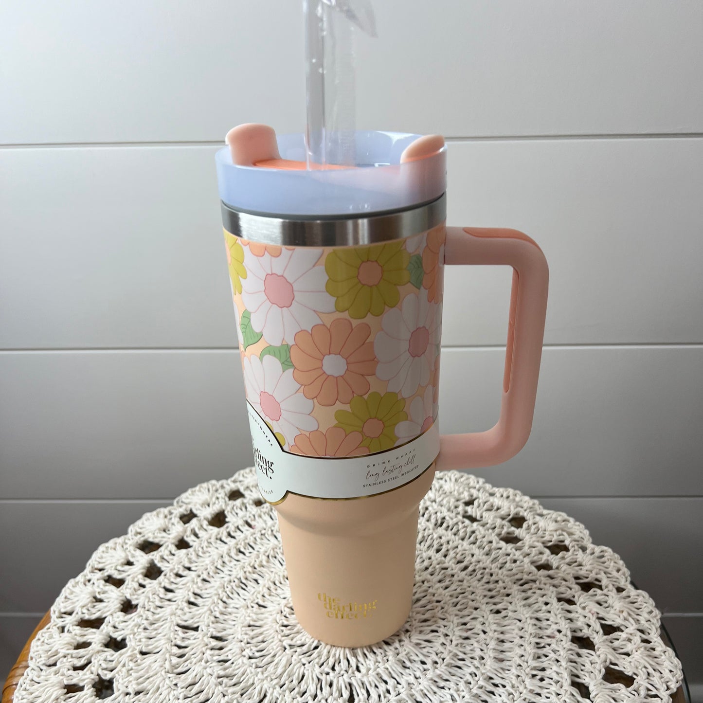 Peachy Petal Tumbler
