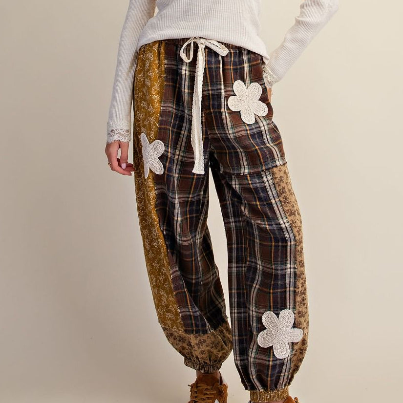 Petals & Plaid Pants