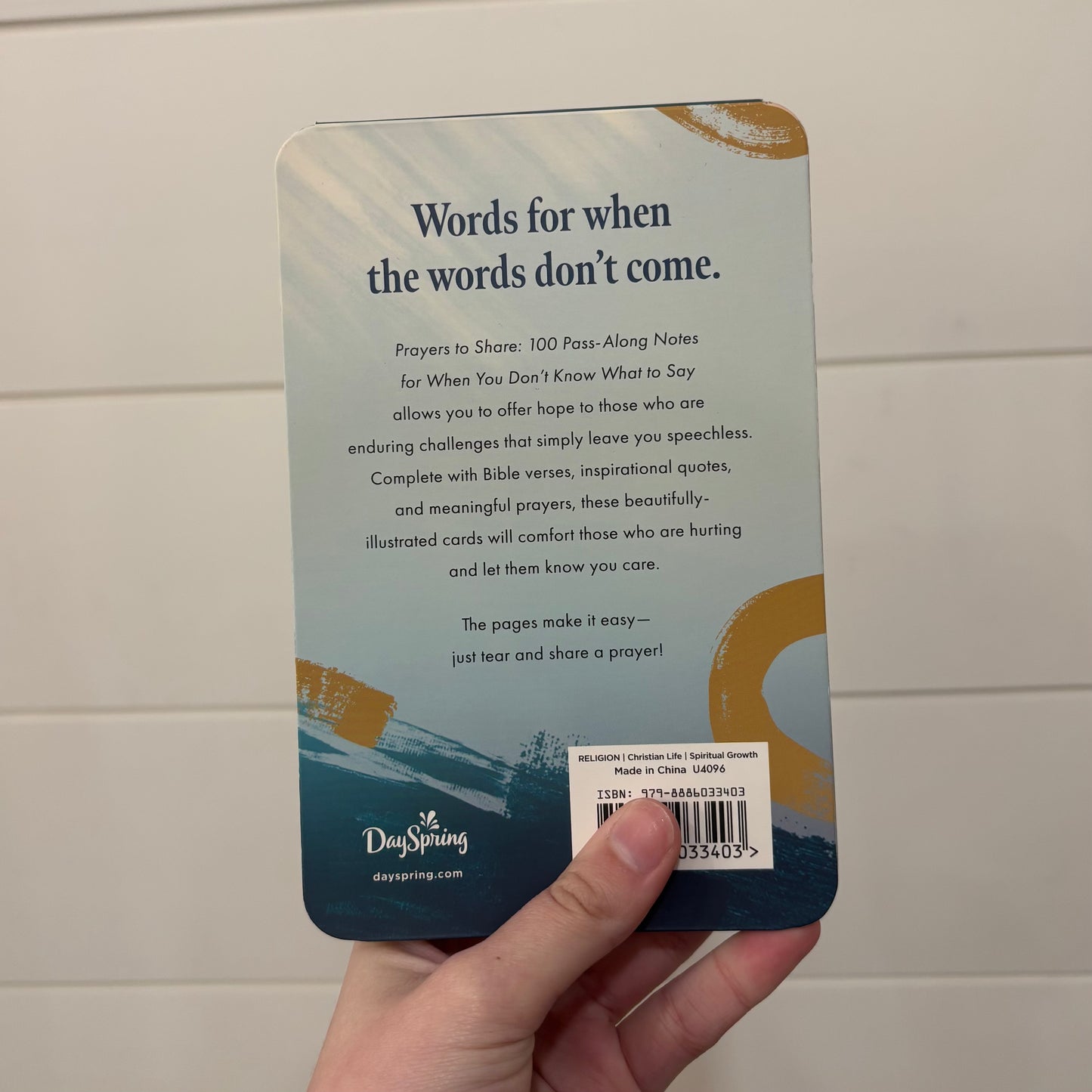 Prayers to Share – 100 Pass-Along Notes for When You Don’t Know What to Say