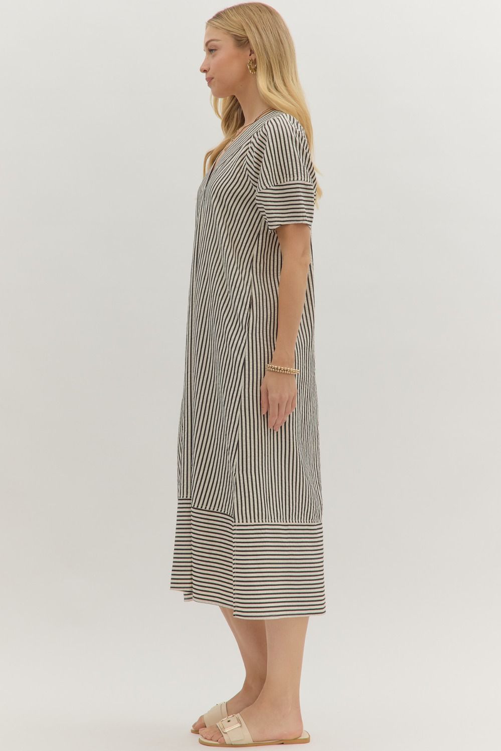 Sutton Stripe Midi