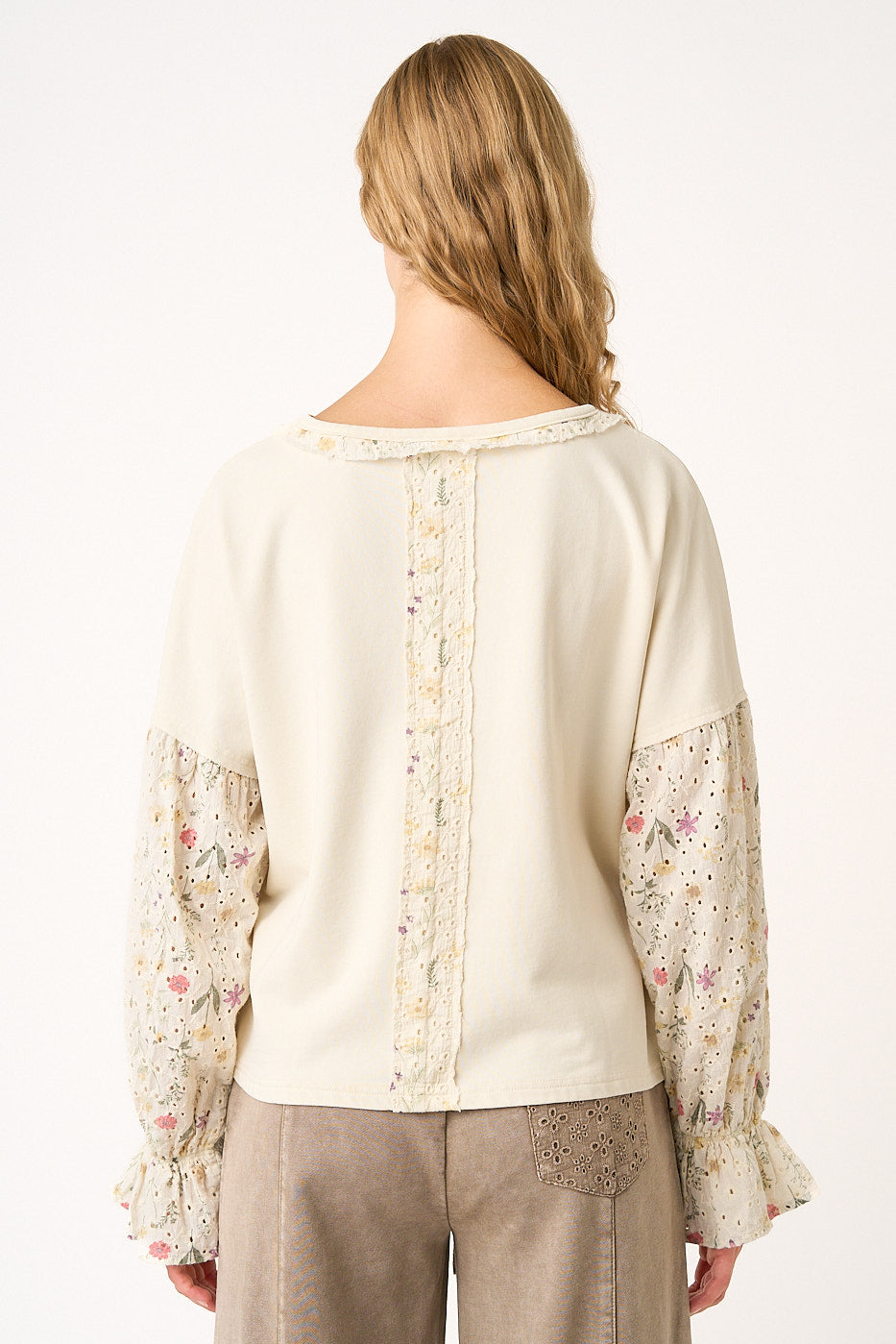 Sweet Blossom Eyelet Top
