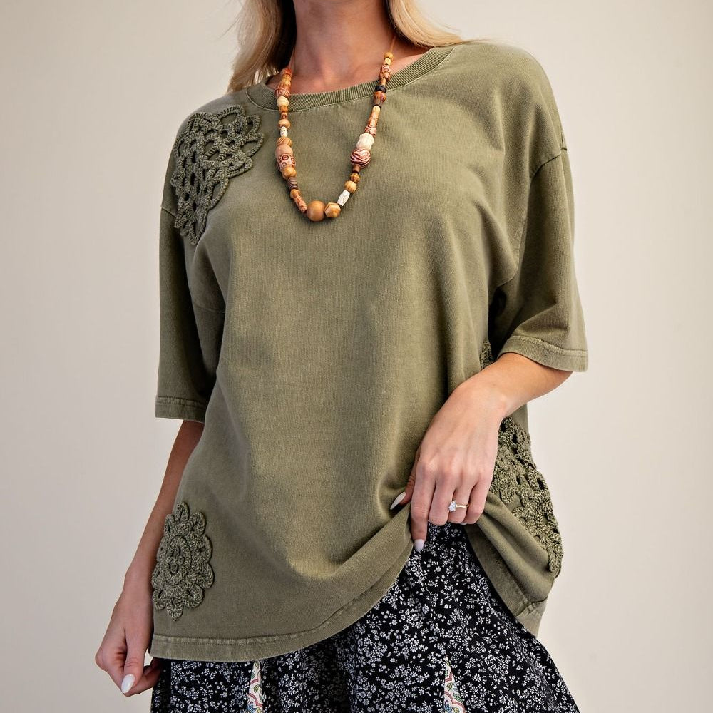 The Keepsake Top| Faded Olive