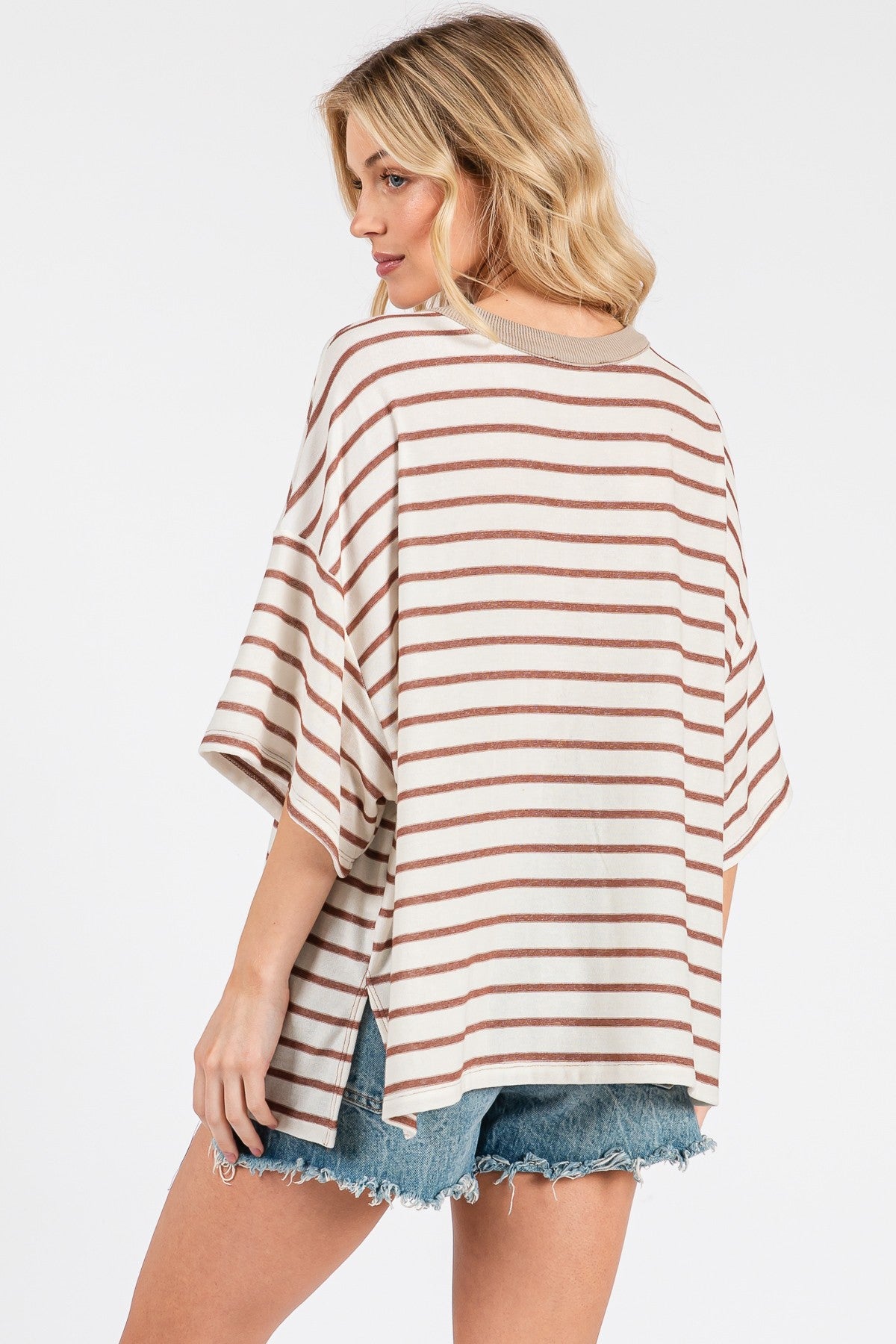 X Marks the Spot Tee- Mocha