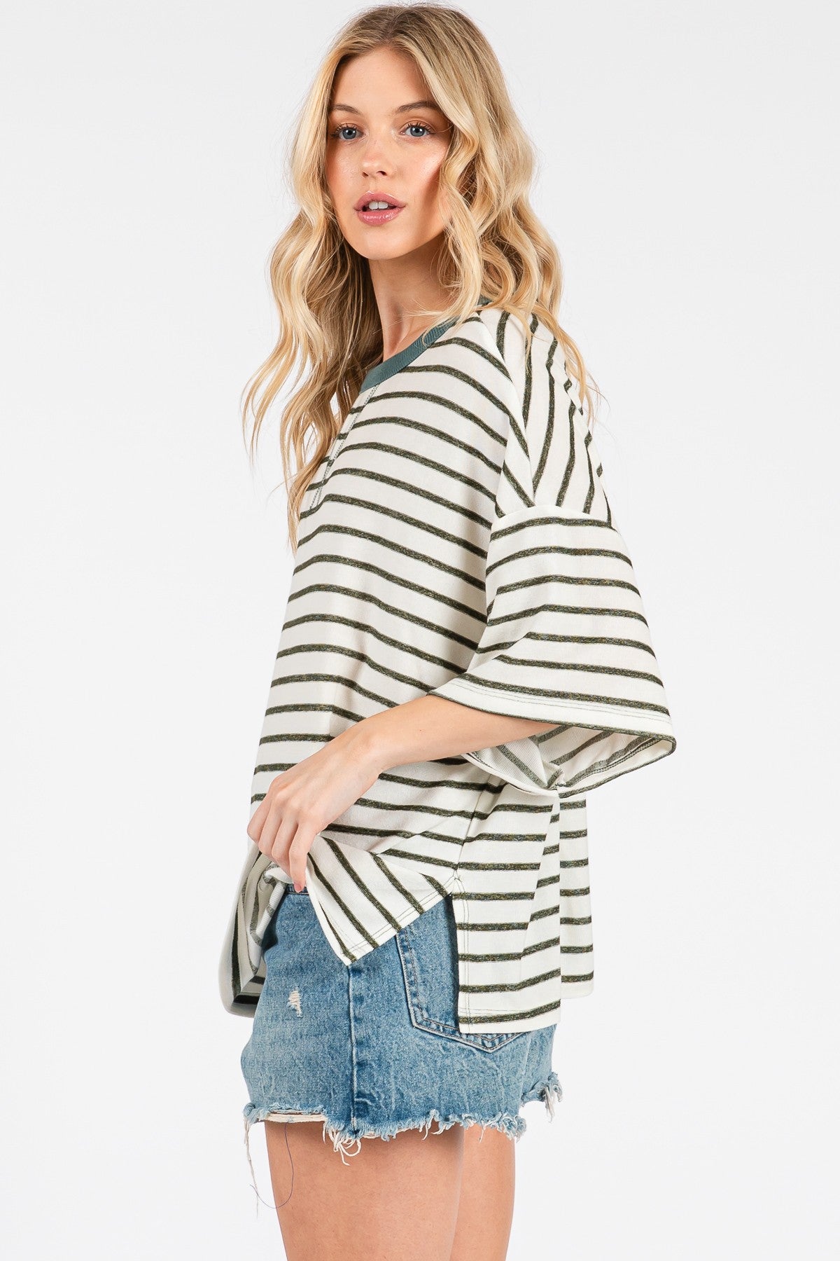 X Marks the Spot Tee- Olive