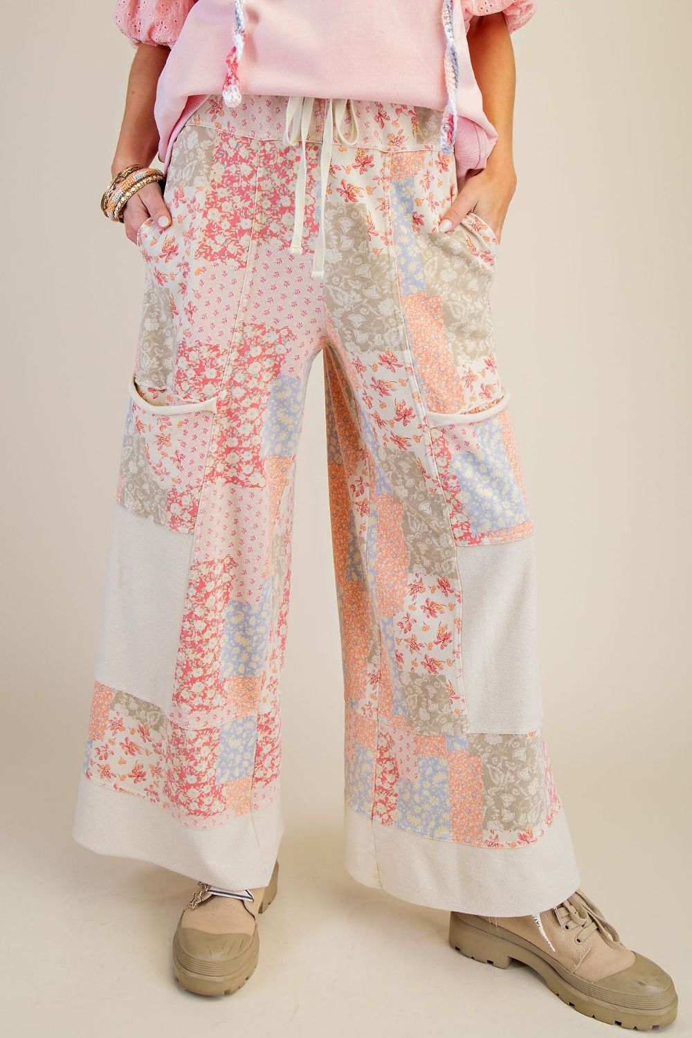 Peachy Patch Pants