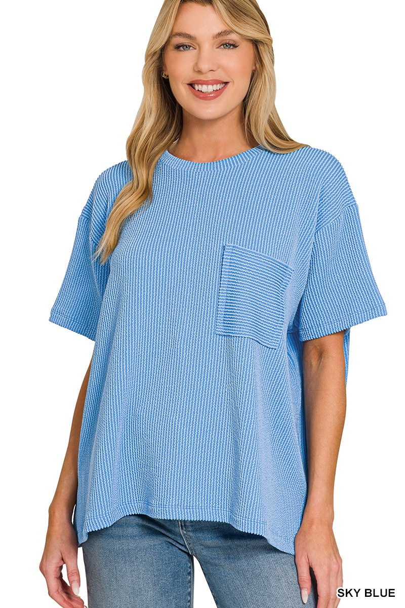 Sky Days Pocket Tee