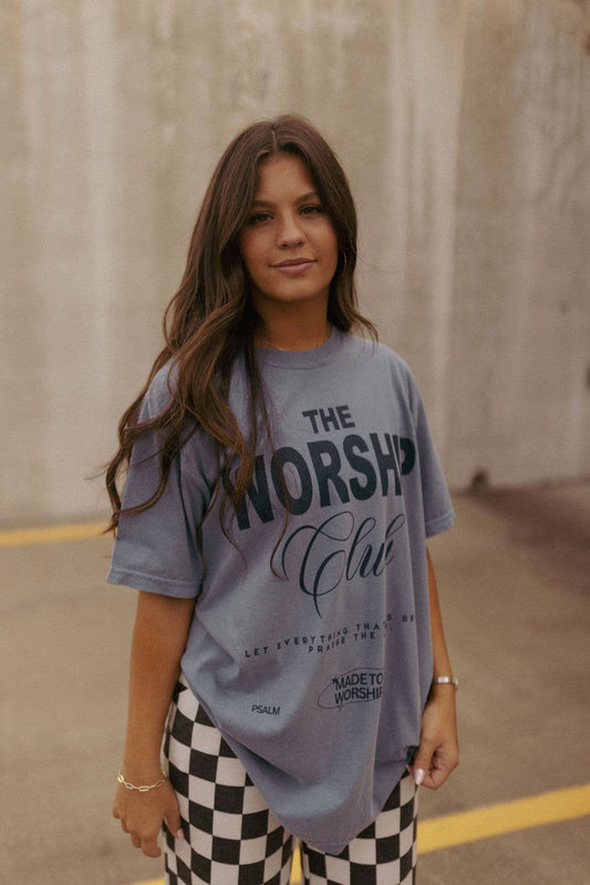 The Worship Club Graphic  Tee: Medium