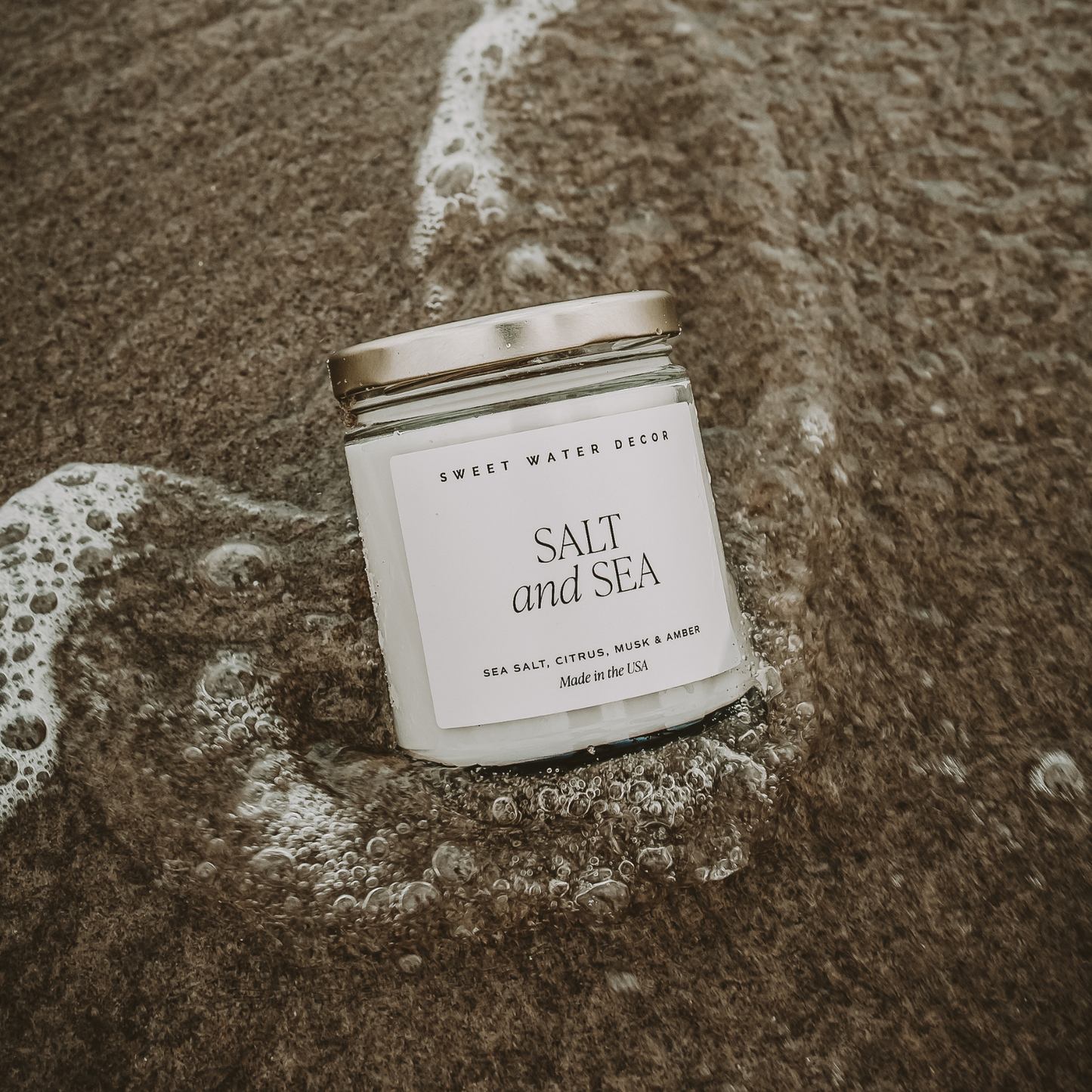 Salt and Sea 9 oz Soy Candle - Home Decor & Gifts