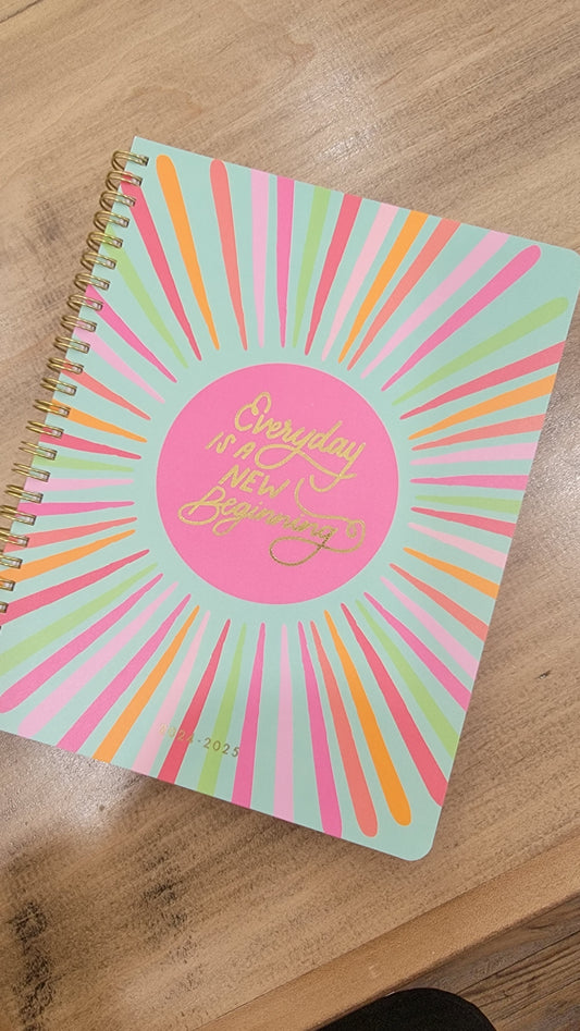 Everyday is a New Beginning Planner 2024-25