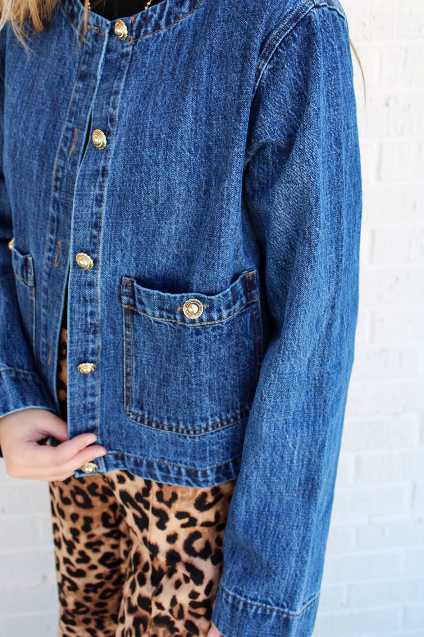 Denim Button Up Jacket