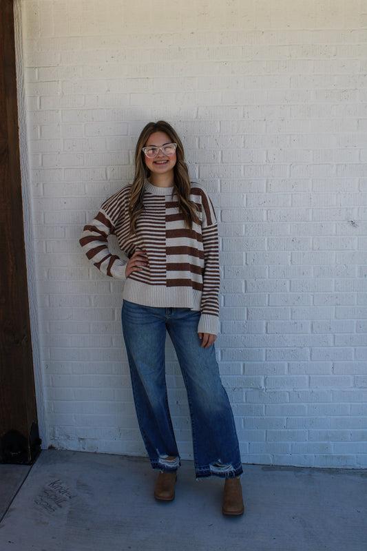 Stripe Vibe Sweater