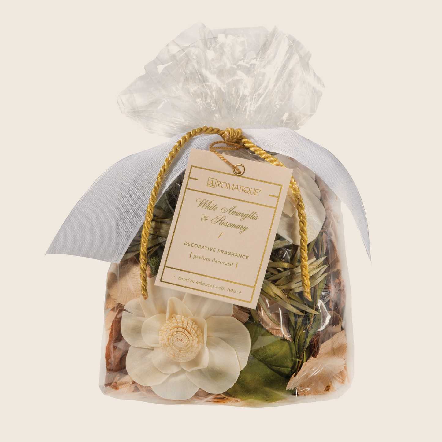 White Amaryllis & Rosemary Fragrance Bag