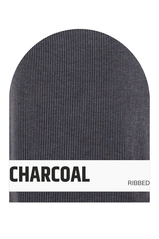 RIBBED PANTS WITH POCKETS: Charcoal / Large