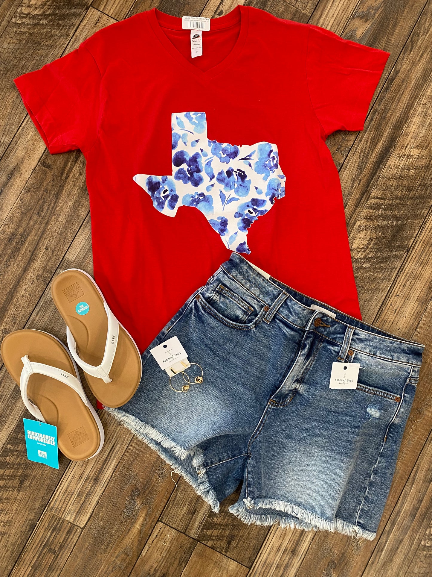 Lone Star Blossom Tee