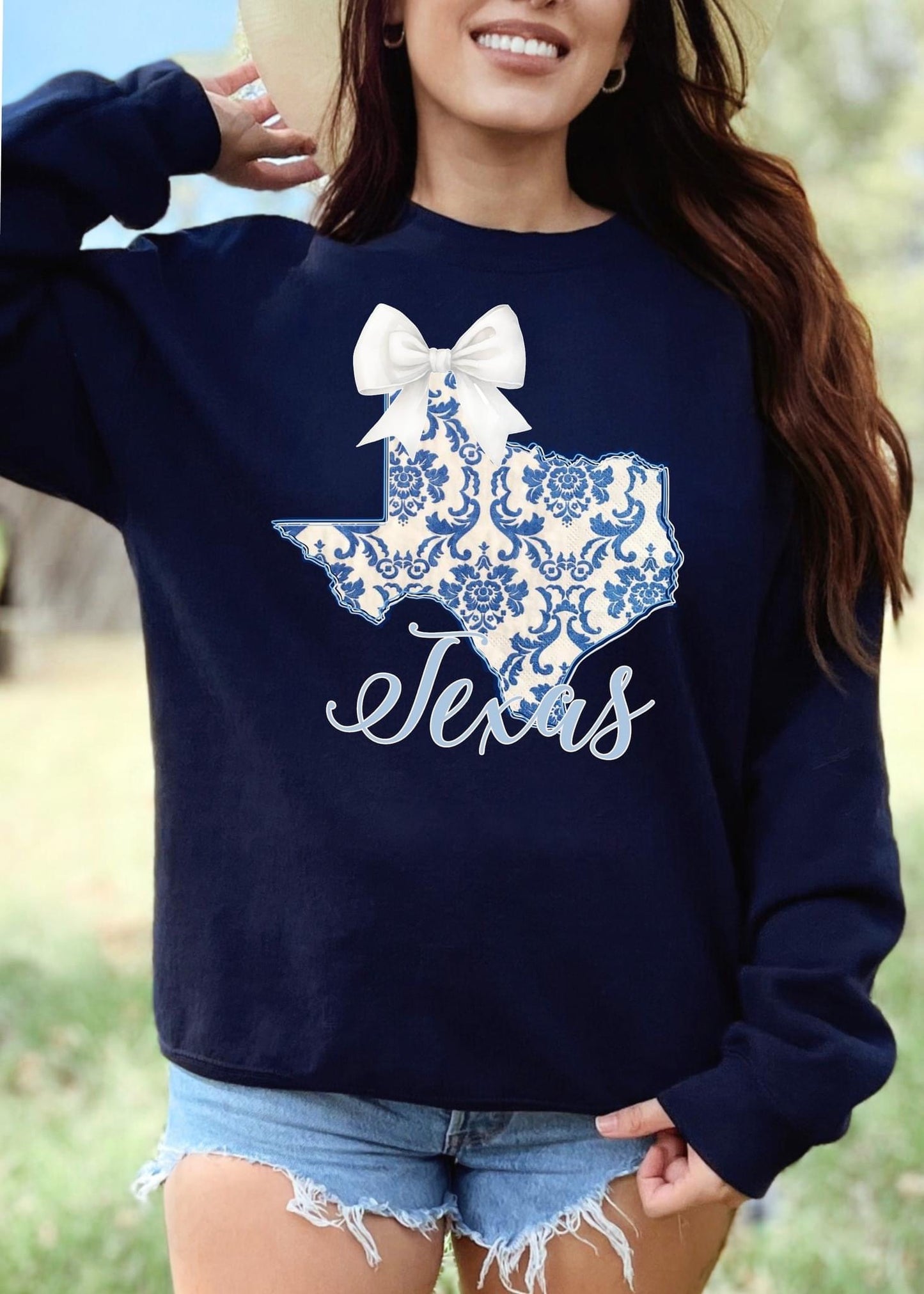 PREORDER TEXAS CHINOISERIE SWEATSHIRT