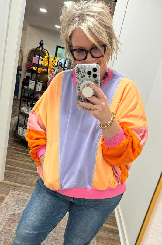 Orange Sherbet Pullover