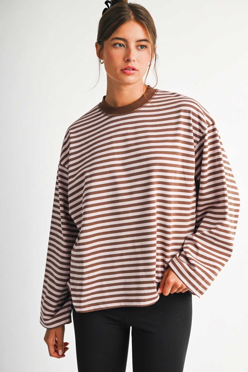MOCHA MORING STRIPE