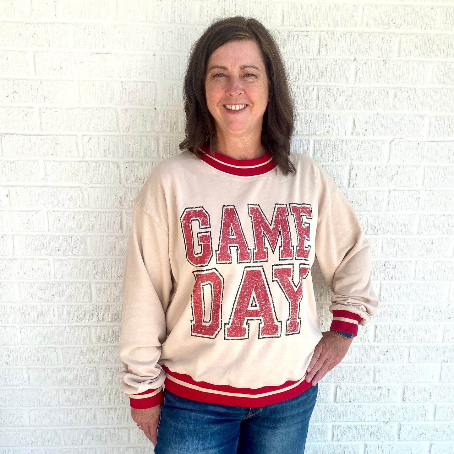 Game Day Oatmeal Pullover