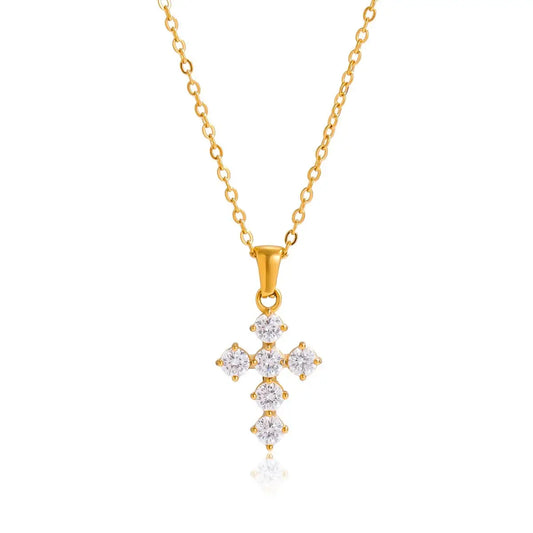 Mini Cross Necklace Waterproof