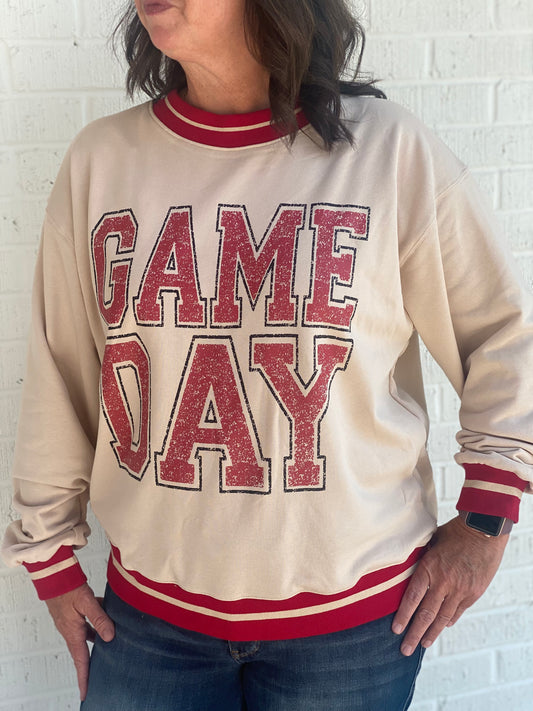 Game Day Oatmeal Pullover