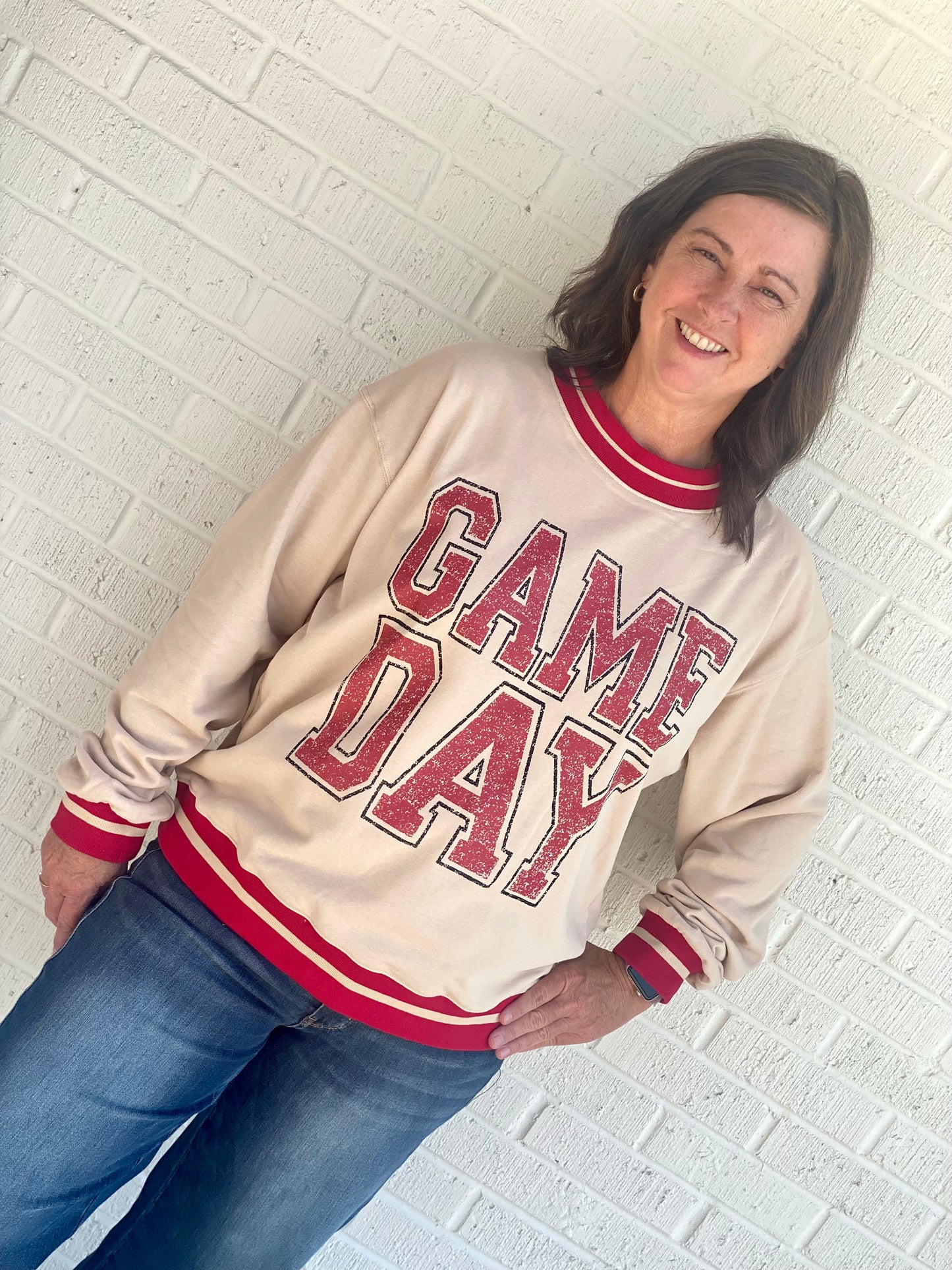 Game Day Oatmeal Pullover