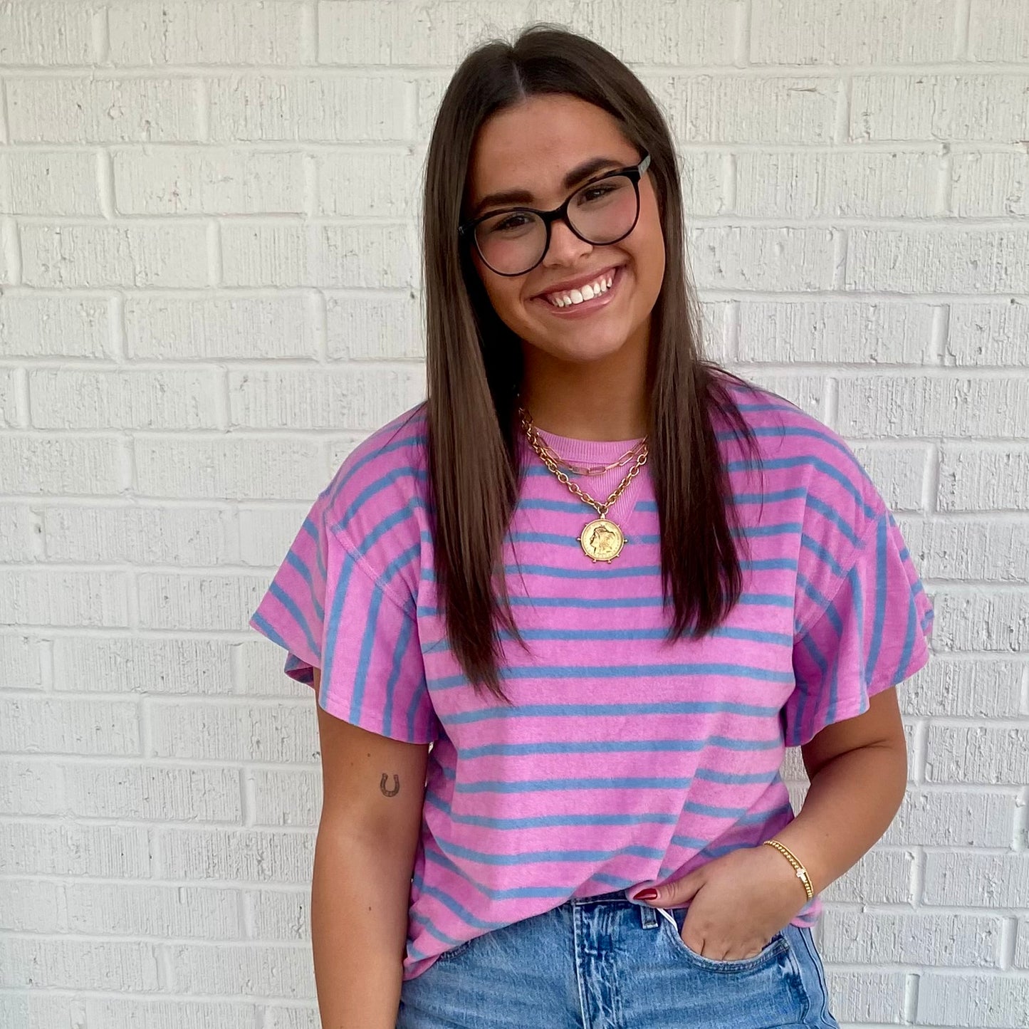 The Cozy Ruffle Tee!