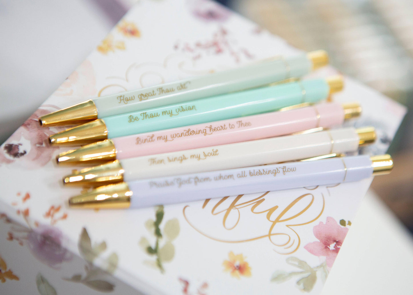 Christian Pen Set | Hymn Pen Set | Church Pens