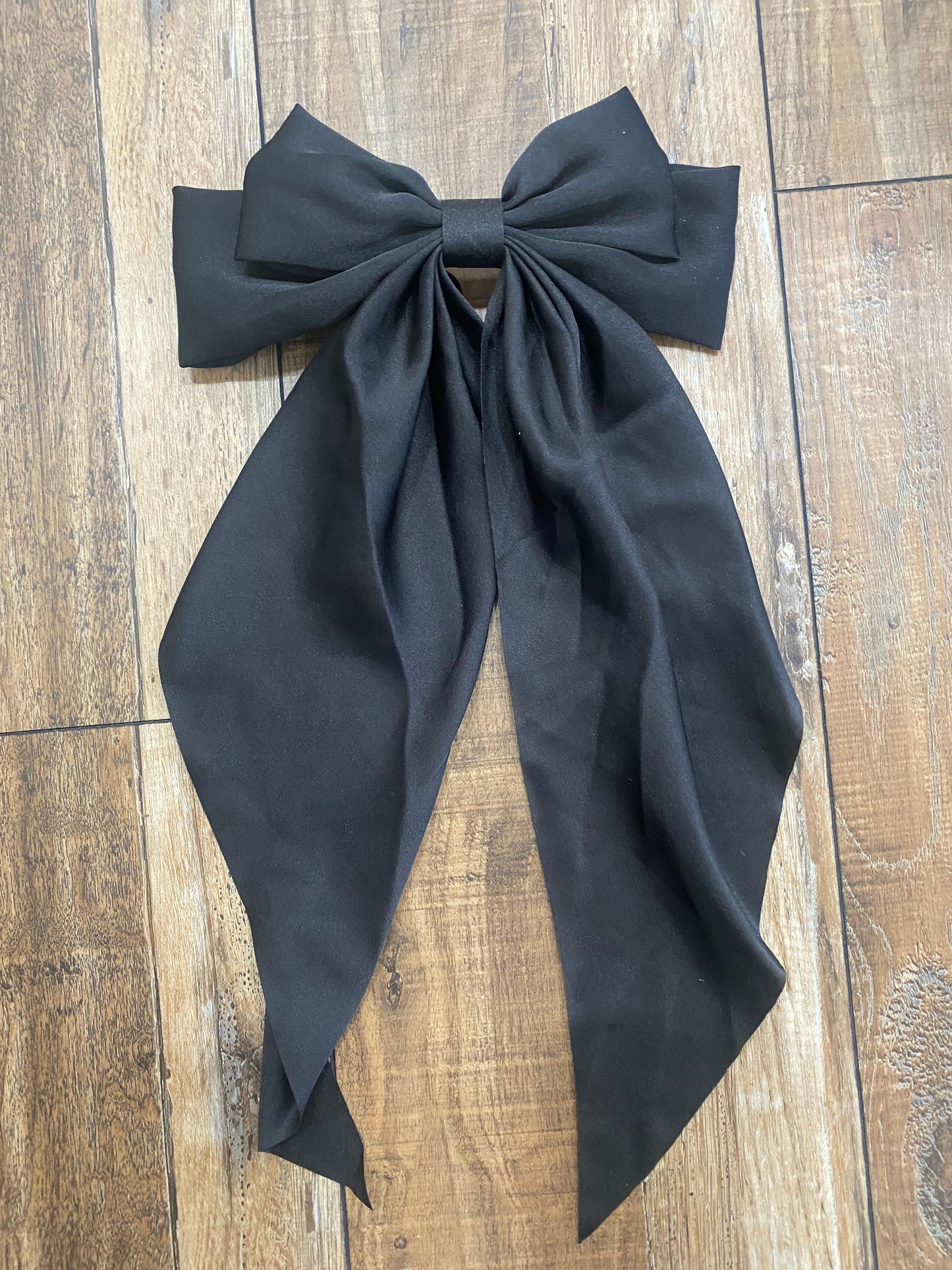 Satin Elegance Bow Scarf