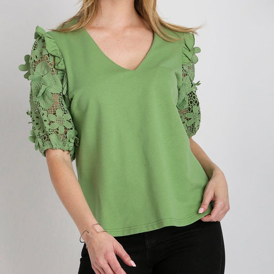 Apple Blossom Lace Blouse