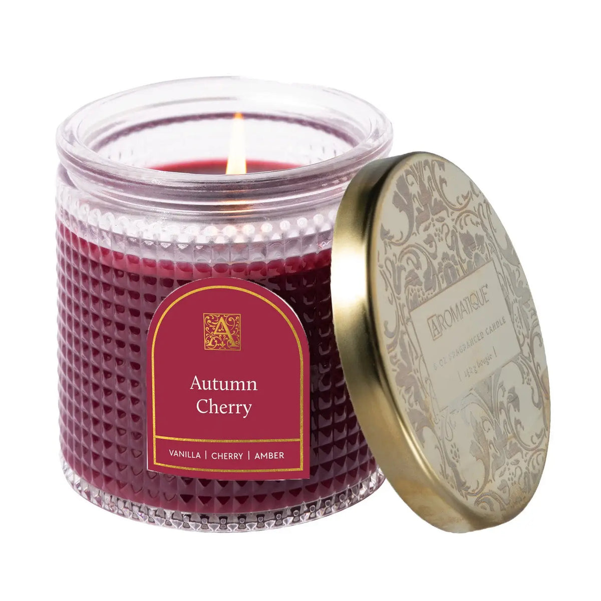 Aromatique| Autumn Cherry 6oz Candle