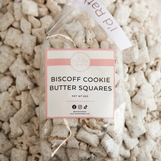 Biscoff Cookie Butter Squares