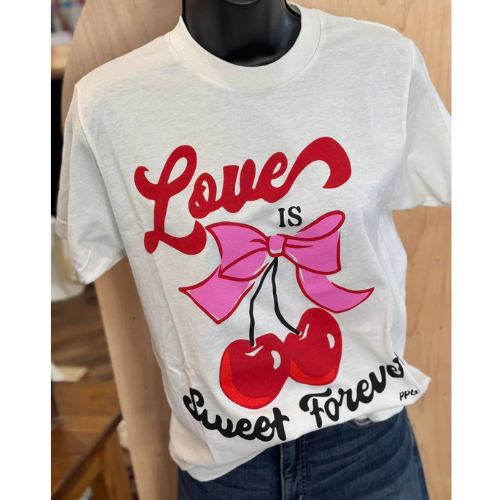 Love is Sweet Cherry Tee